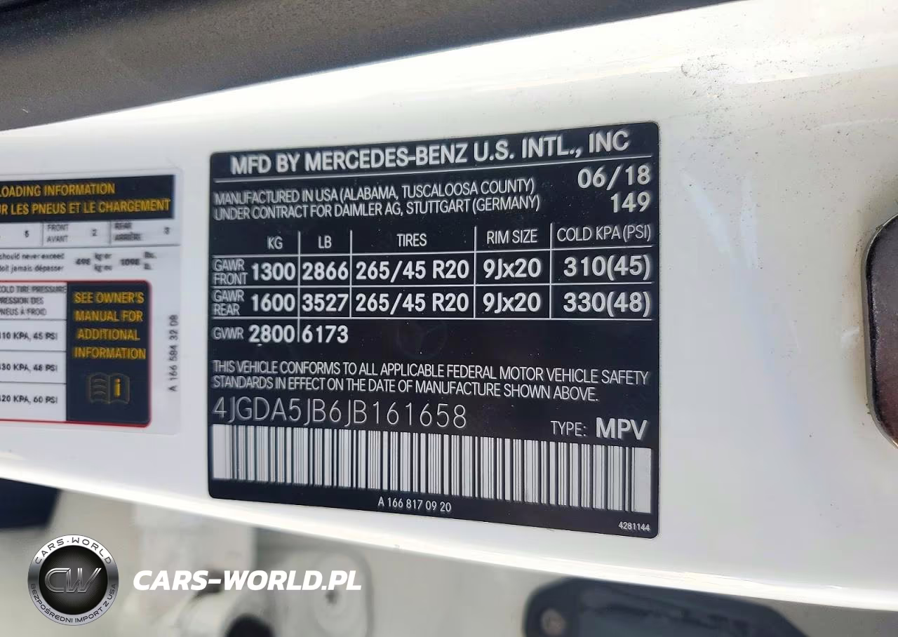 2018 Mercedes-Benz Gle 350 VIN:4JGDA5JB6JB161658 - 13