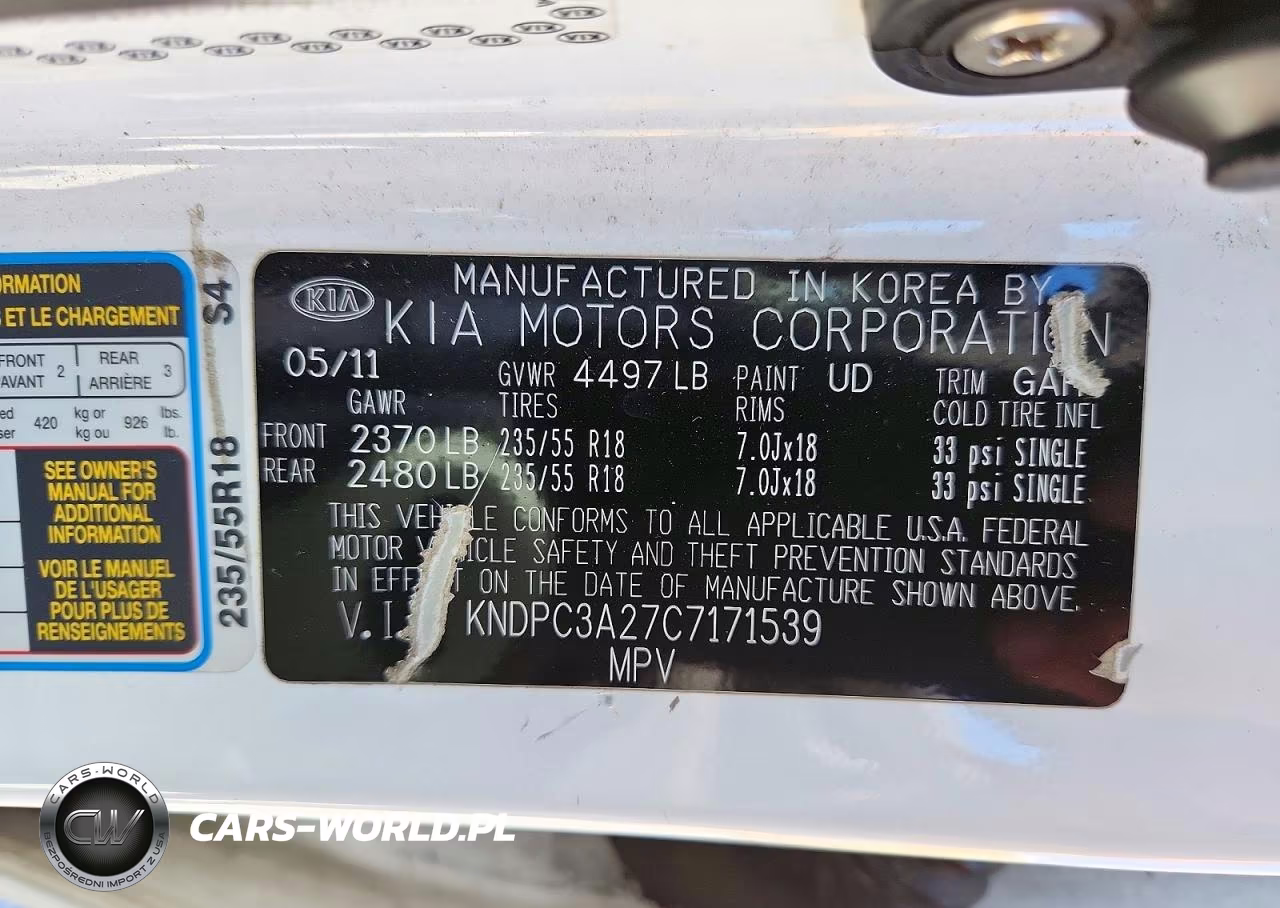 2012 Kia Sportage Ex VIN:KNDPC3A27C7171539 - 13