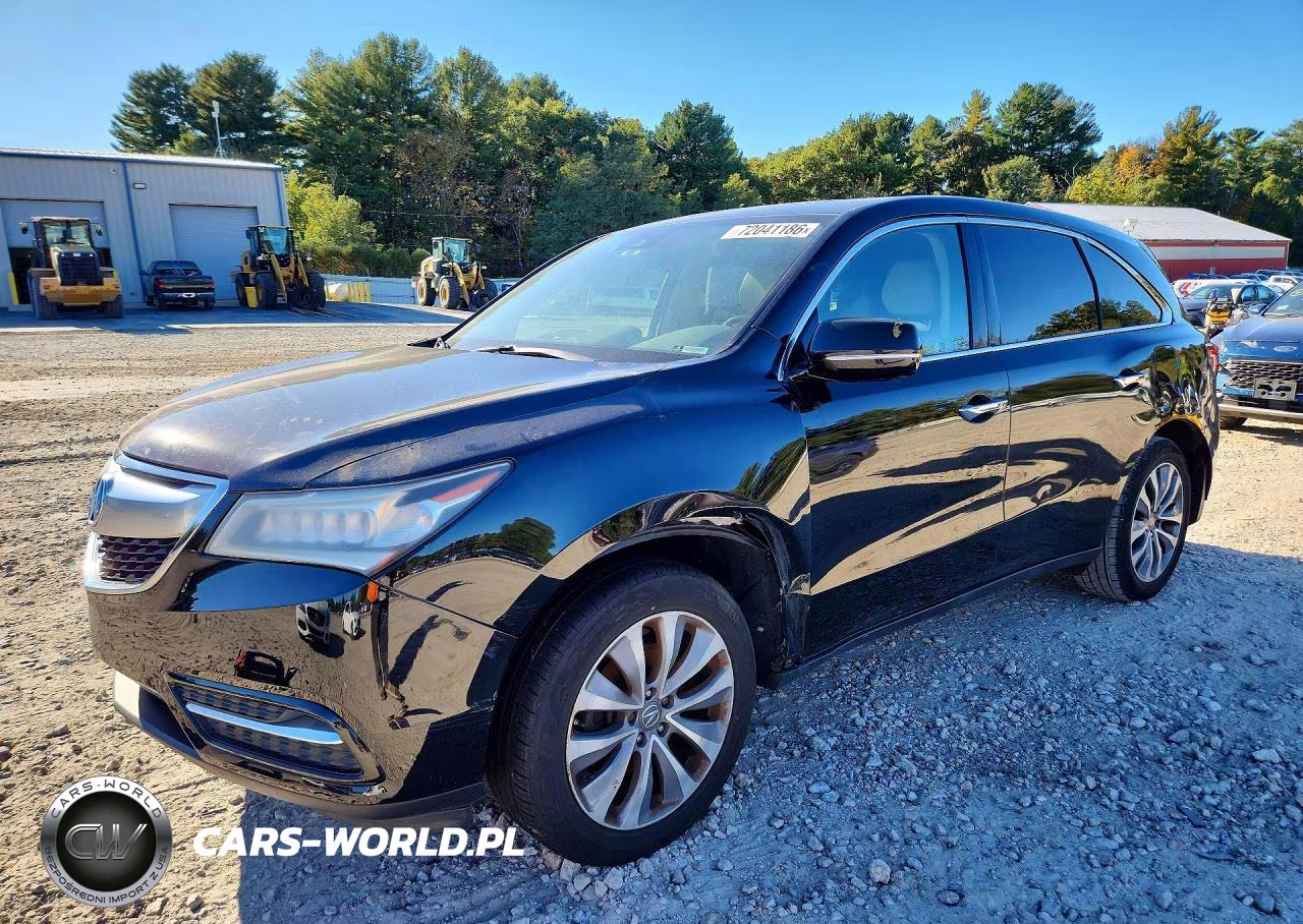 2016 Acura Mdx Technology VIN:5FRYD4H68GB038612 - 1