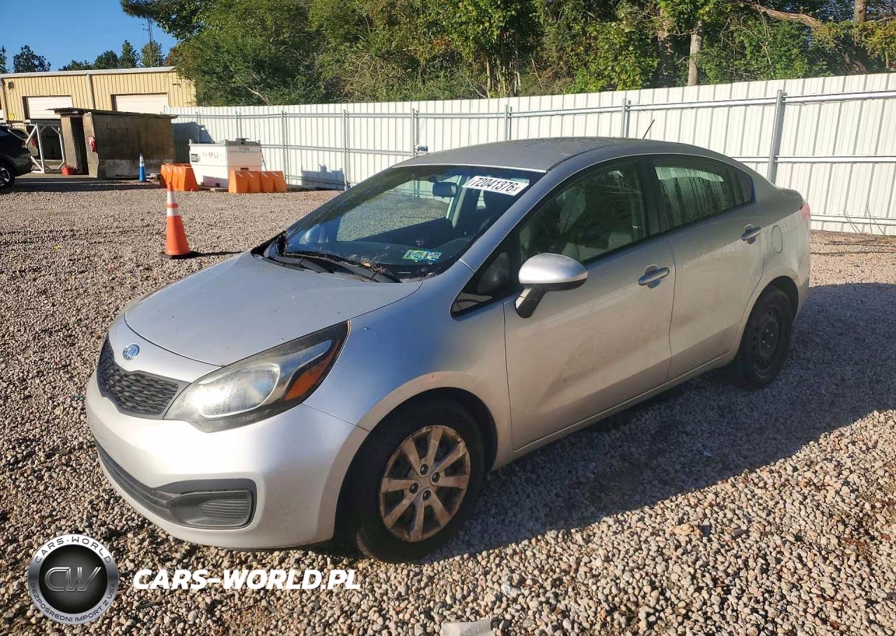 2012 Kia Rio Lx VIN:KNADM4A36C6076648 - 1
