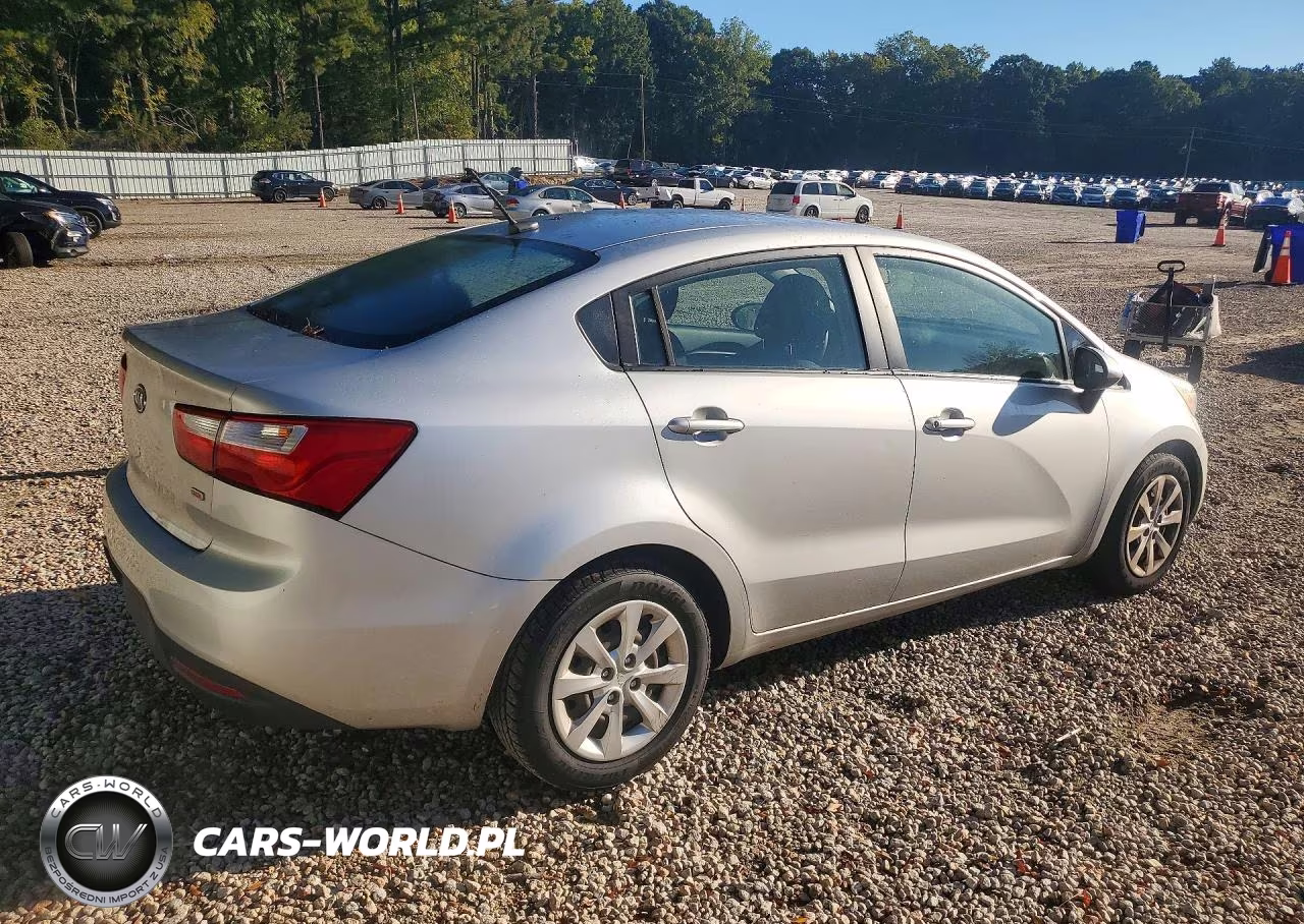 2012 Kia Rio Lx VIN:KNADM4A36C6076648 - 3