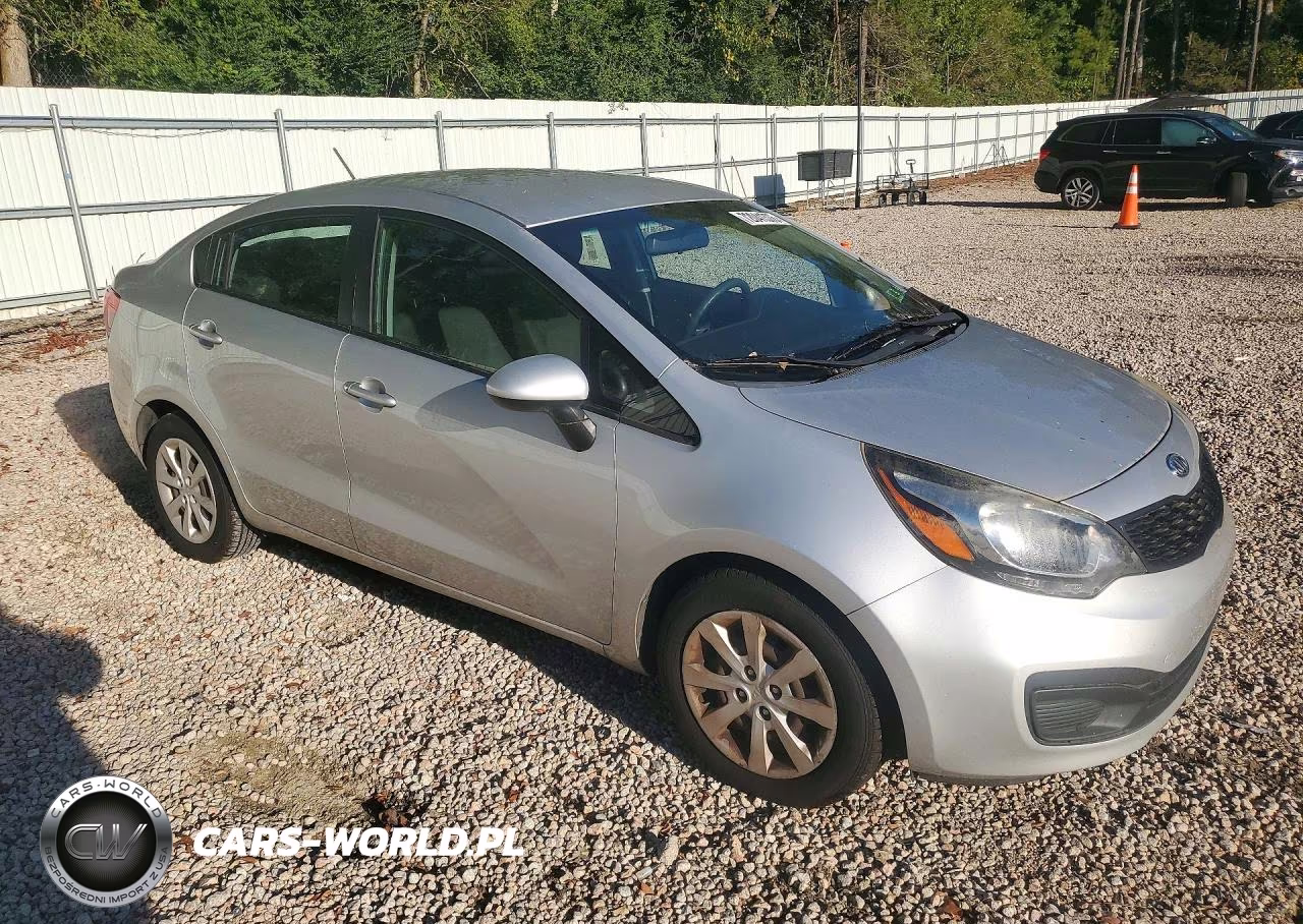 2012 Kia Rio Lx VIN:KNADM4A36C6076648 - 4