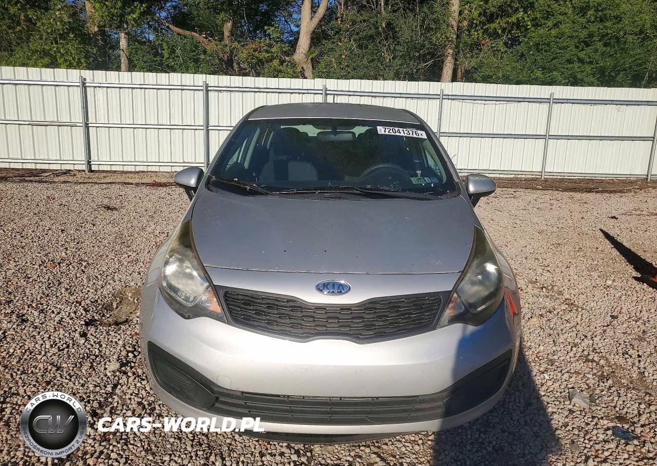 2012 Kia Rio Lx VIN:KNADM4A36C6076648 - 5
