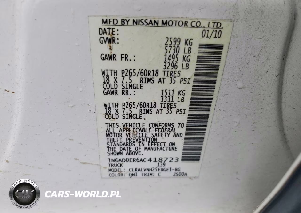 2010 Nissan Frontier Se V6 VIN:1N6AD0ER6AC418723 - 12
