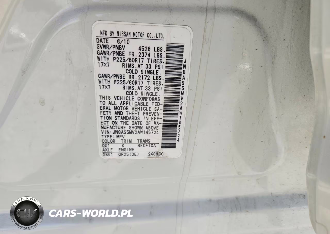 2010 Nissan Rogue S VIN:JN8AS5MV2AW145724 - 13