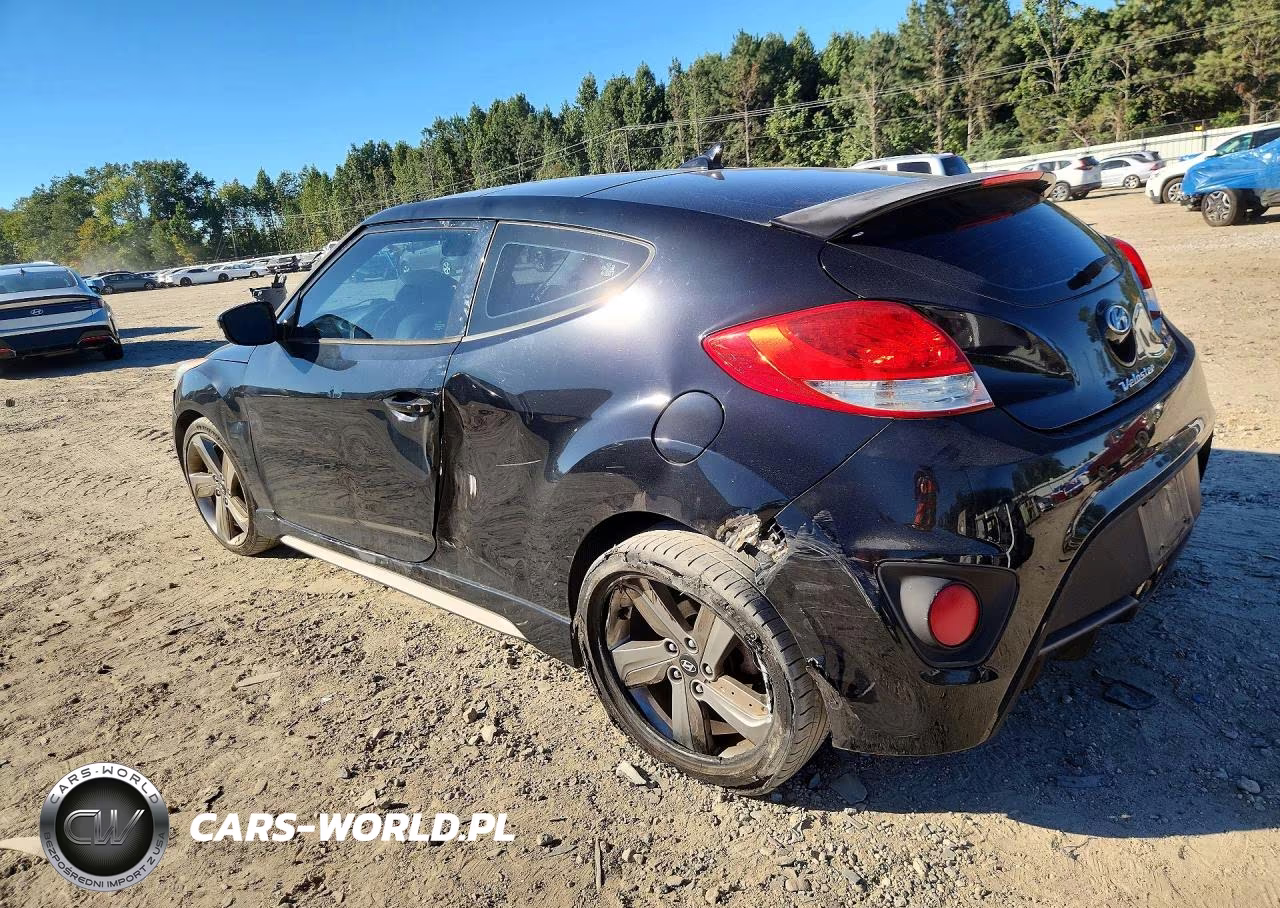 2013 Hyundai Veloster Turbo VIN:KMHTC6AE3DU181185 - 2