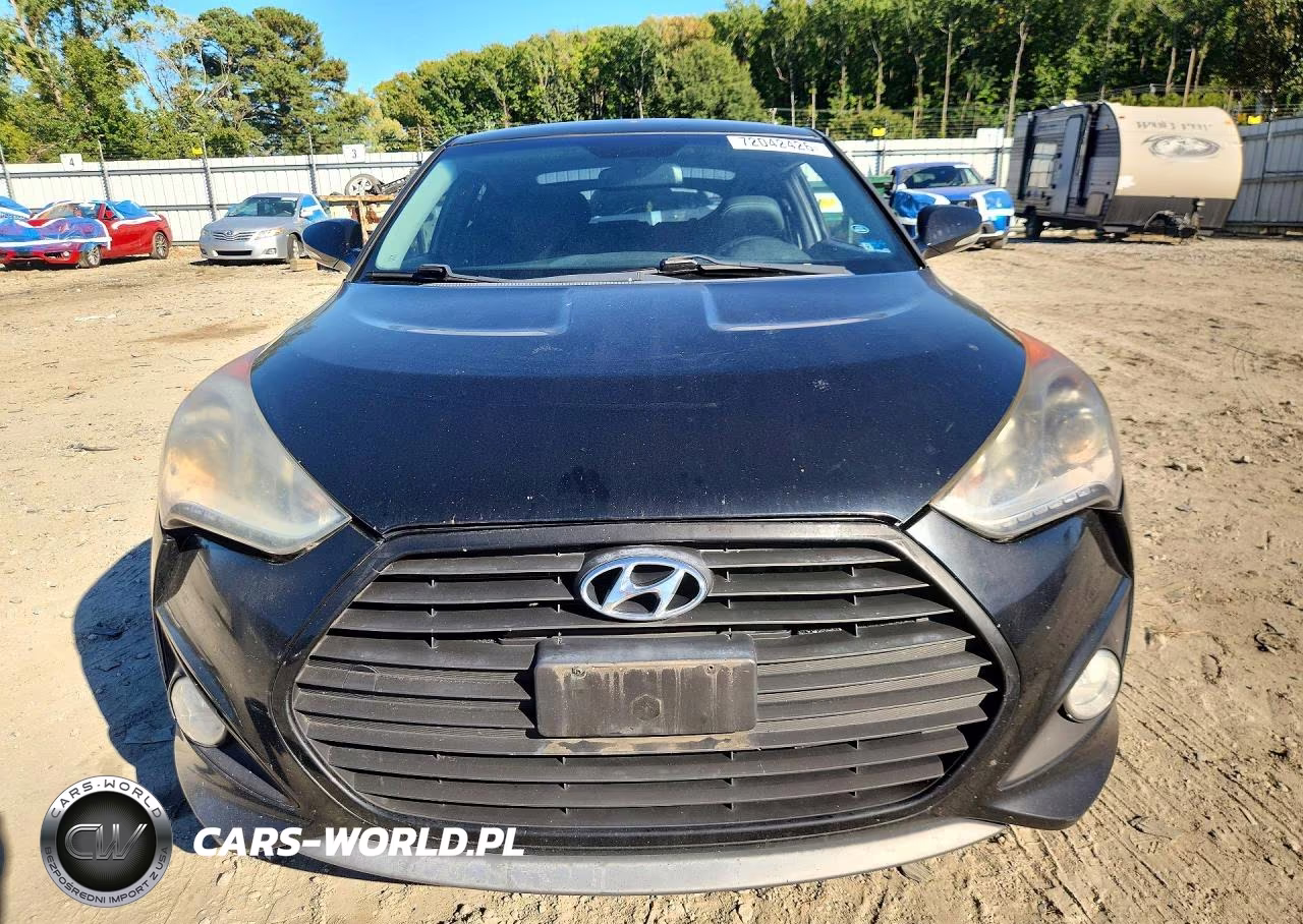 2013 Hyundai Veloster Turbo VIN:KMHTC6AE3DU181185 - 5