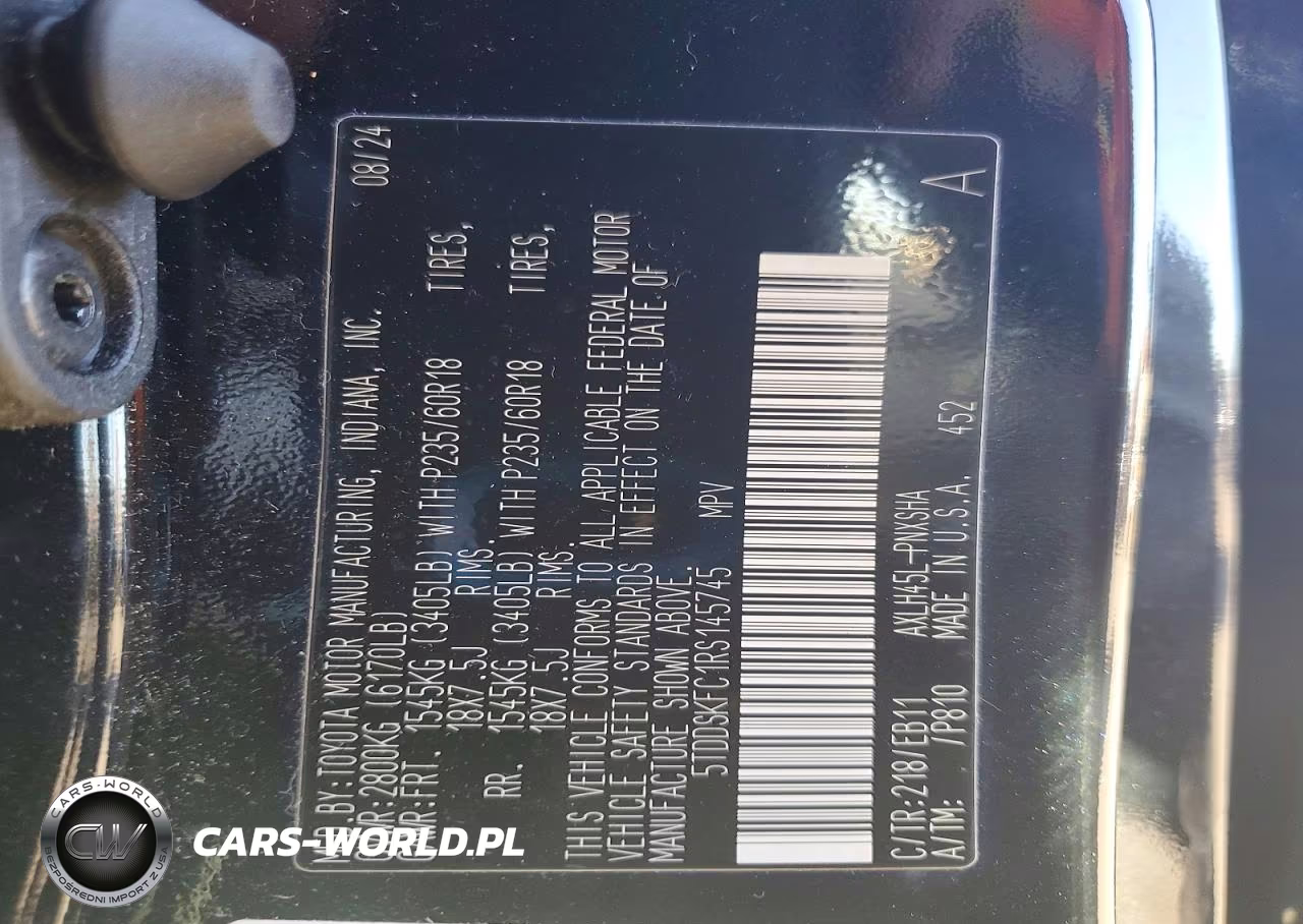 2024 Toyota Sienna Xse VIN:5TDDSKFC1RS145745 - 14