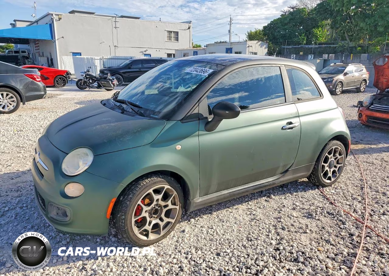 2012 Fiat 500 Sport VIN:3C3CFFBR2CT379878 - 1