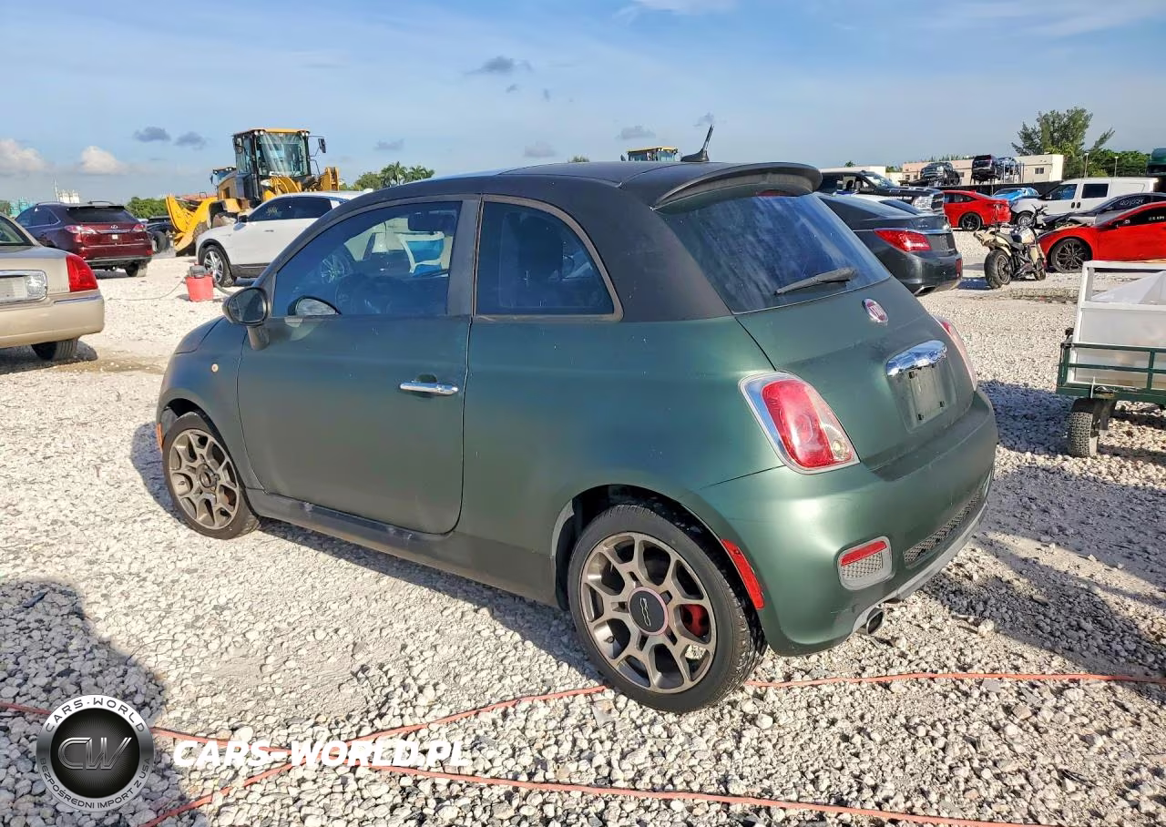 2012 Fiat 500 Sport VIN:3C3CFFBR2CT379878 - 2