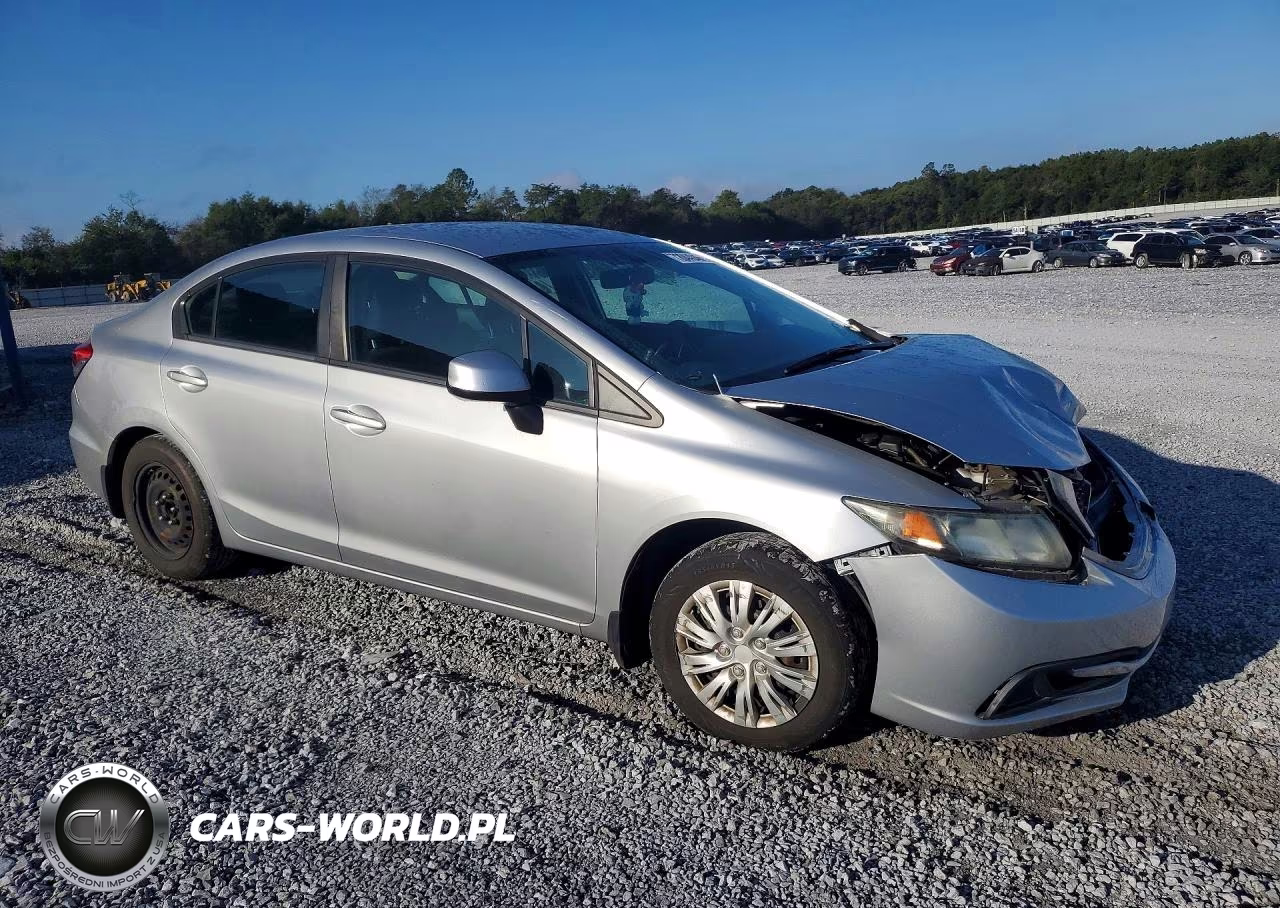 2013 Honda Civic Lx VIN:19XFB2F55DE077124 - 4