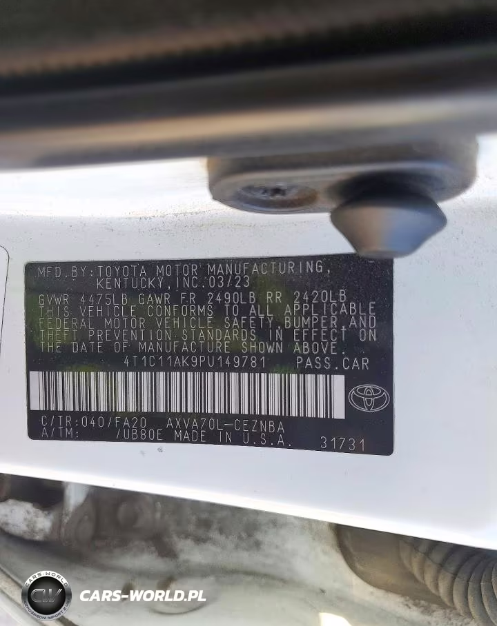 2023 Toyota Camry Le VIN:4T1C11AK9PU149781 - 12