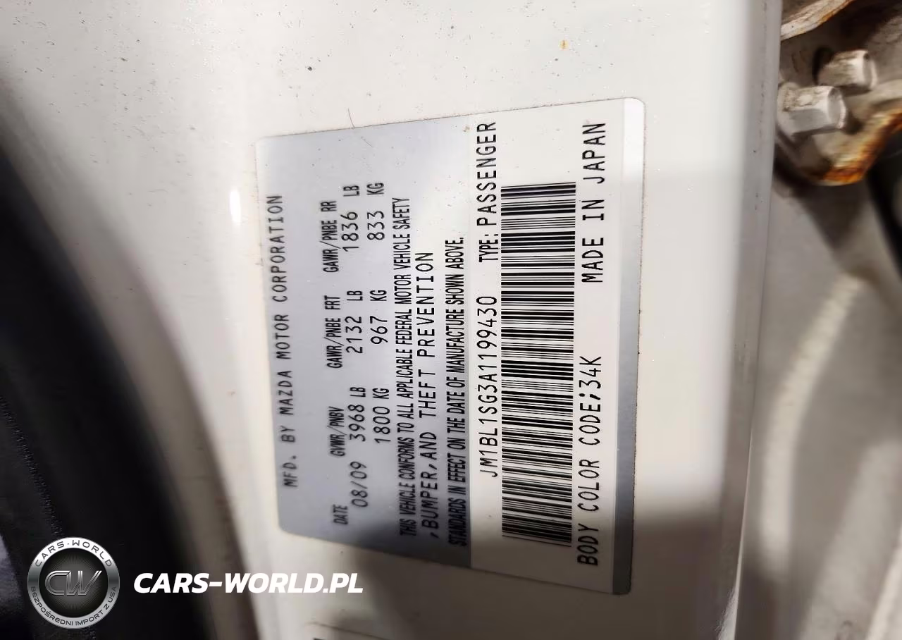 2010 Mazda 3 I VIN:JM1BL1SG3A1199430 - 12