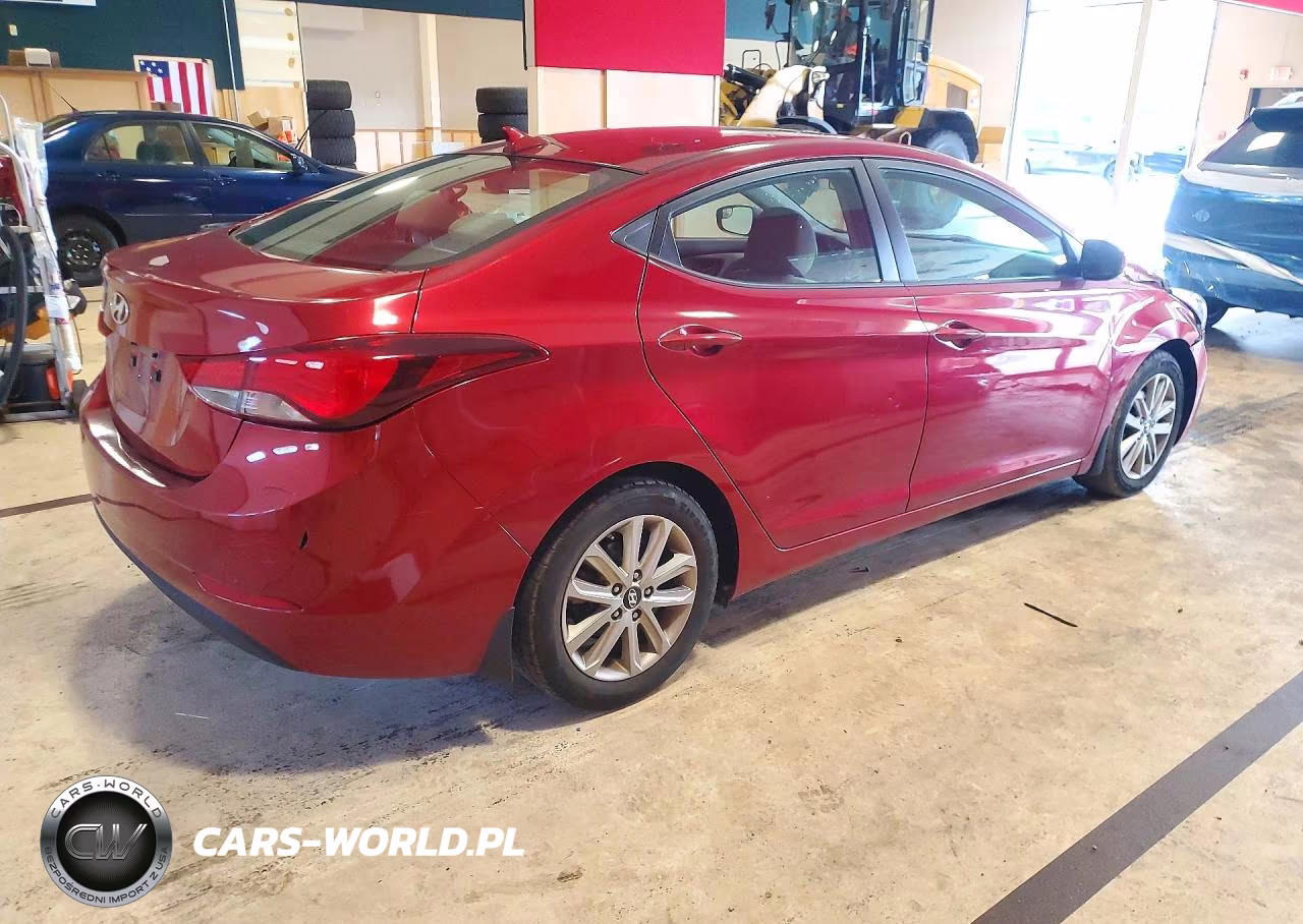 2015 Hyundai Elantra Se VIN:5NPDH4AE0FH634691 - 3