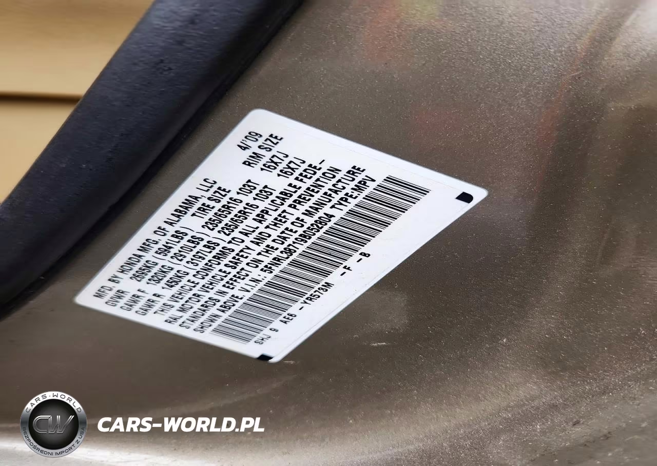 2009 Honda Odyssey Exl VIN:5FNRL38719B052804 - 13