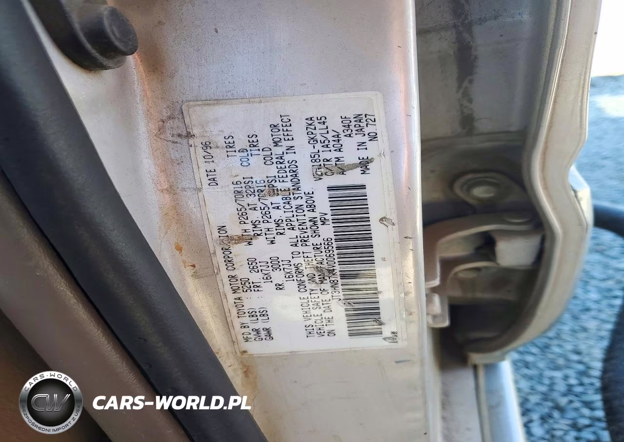 1997 Toyota 4Runner Limited VIN:JT3HN87R4V0069566 - 13