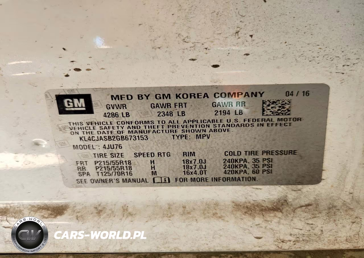 2016 Buick Encore VIN:KL4CJASB2GB673153 - 12