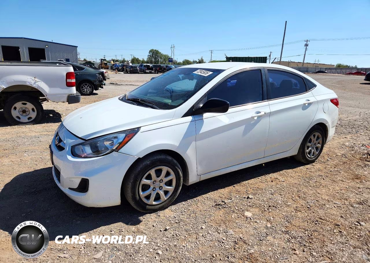 2012 Hyundai Accent Gls VIN:KMHCT4AE8CU252397 - 1