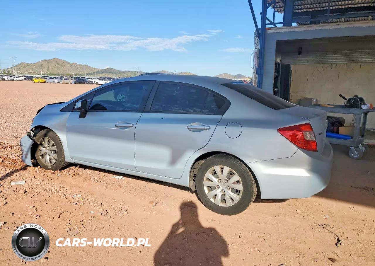 2012 Honda Civic Lx VIN:2HGFB2F51CH528747 - 2