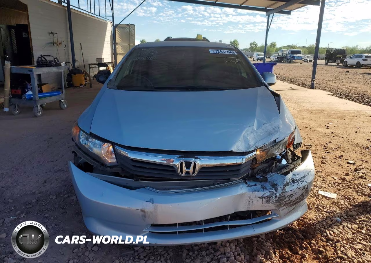 2012 Honda Civic Lx VIN:2HGFB2F51CH528747 - 5