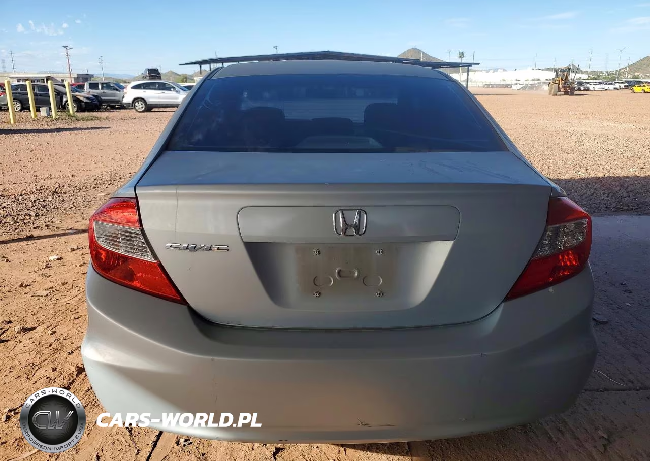 2012 Honda Civic Lx VIN:2HGFB2F51CH528747 - 6
