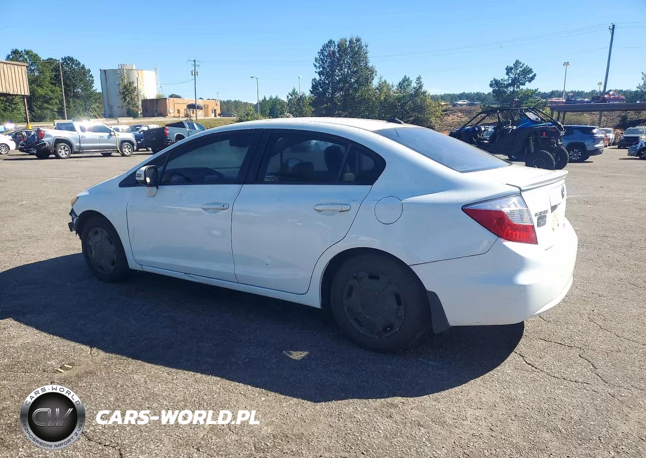 2012 Honda Civic Hybrid L VIN:JHMFB4F34CS000961 - 2