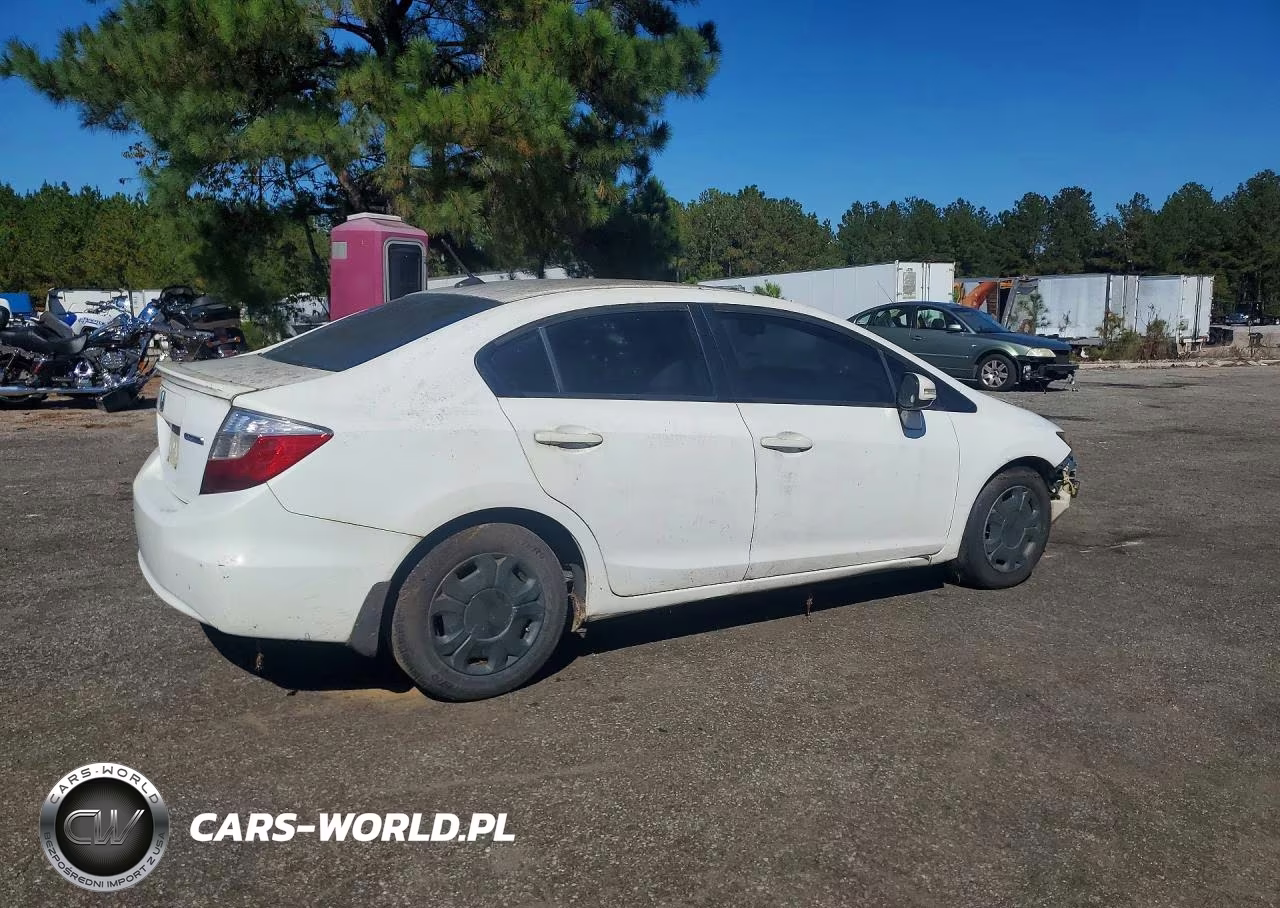 2012 Honda Civic Hybrid L VIN:JHMFB4F34CS000961 - 3