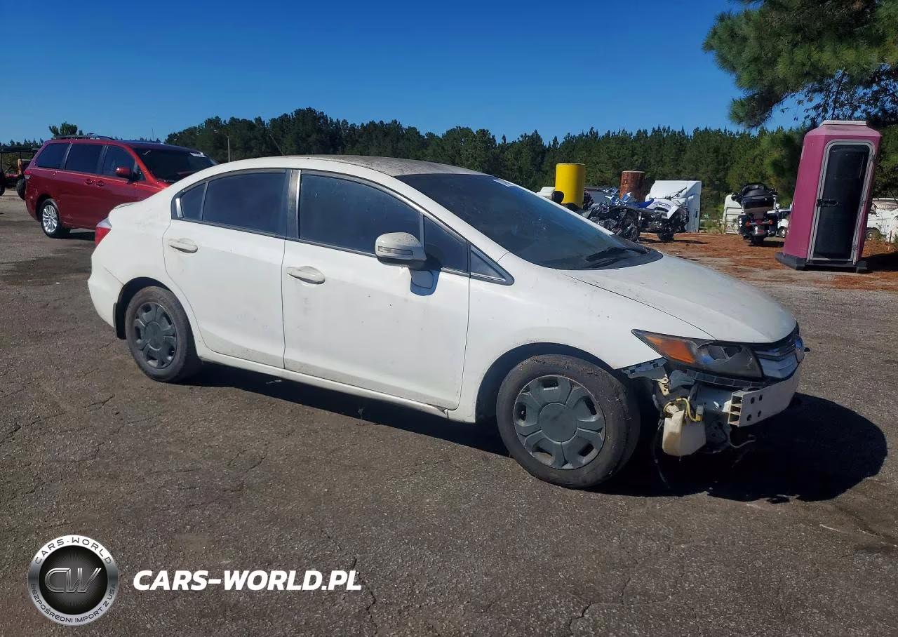 2012 Honda Civic Hybrid L VIN:JHMFB4F34CS000961 - 4