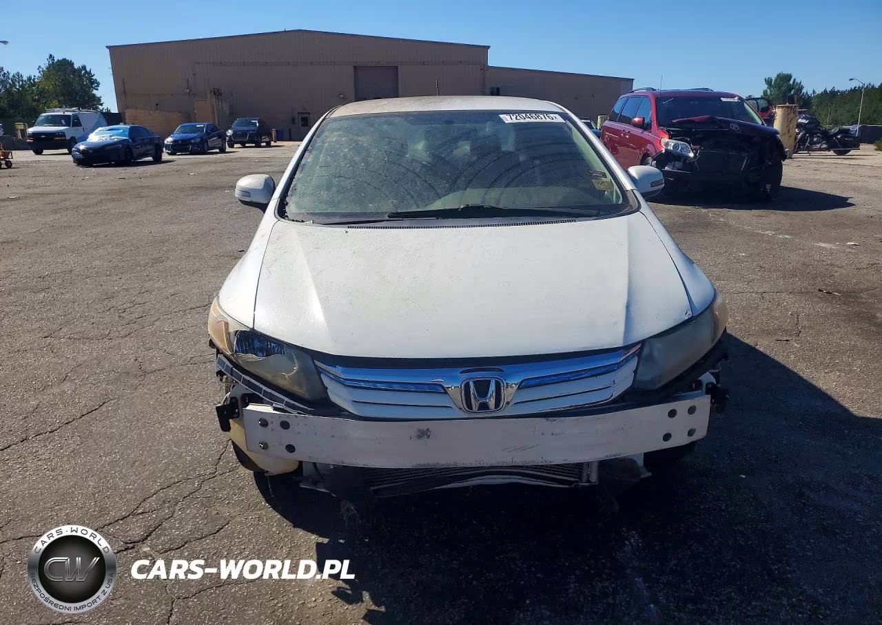 2012 Honda Civic Hybrid L VIN:JHMFB4F34CS000961 - 5