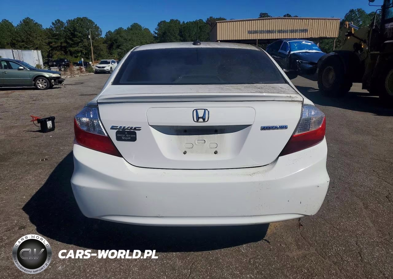 2012 Honda Civic Hybrid L VIN:JHMFB4F34CS000961 - 6