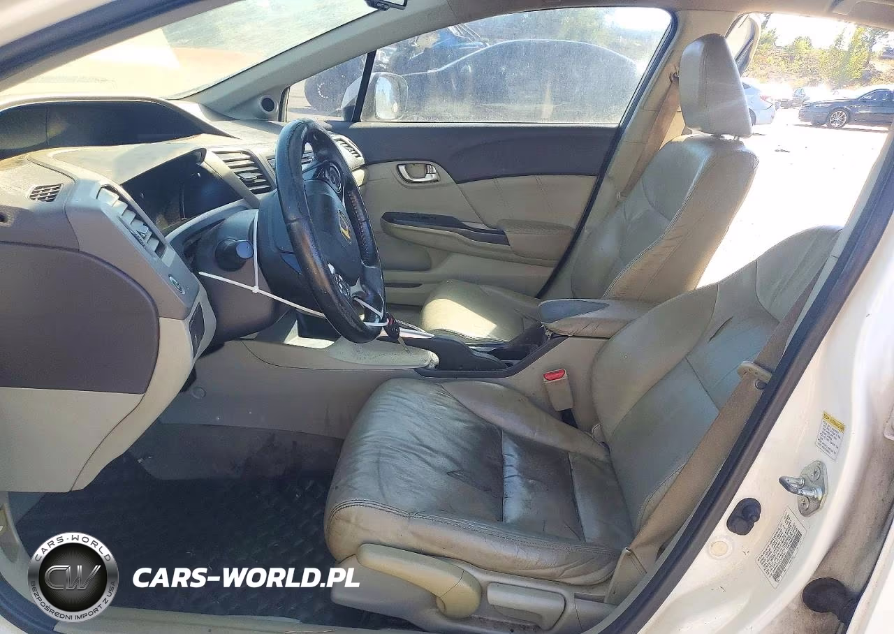 2012 Honda Civic Hybrid L VIN:JHMFB4F34CS000961 - 7