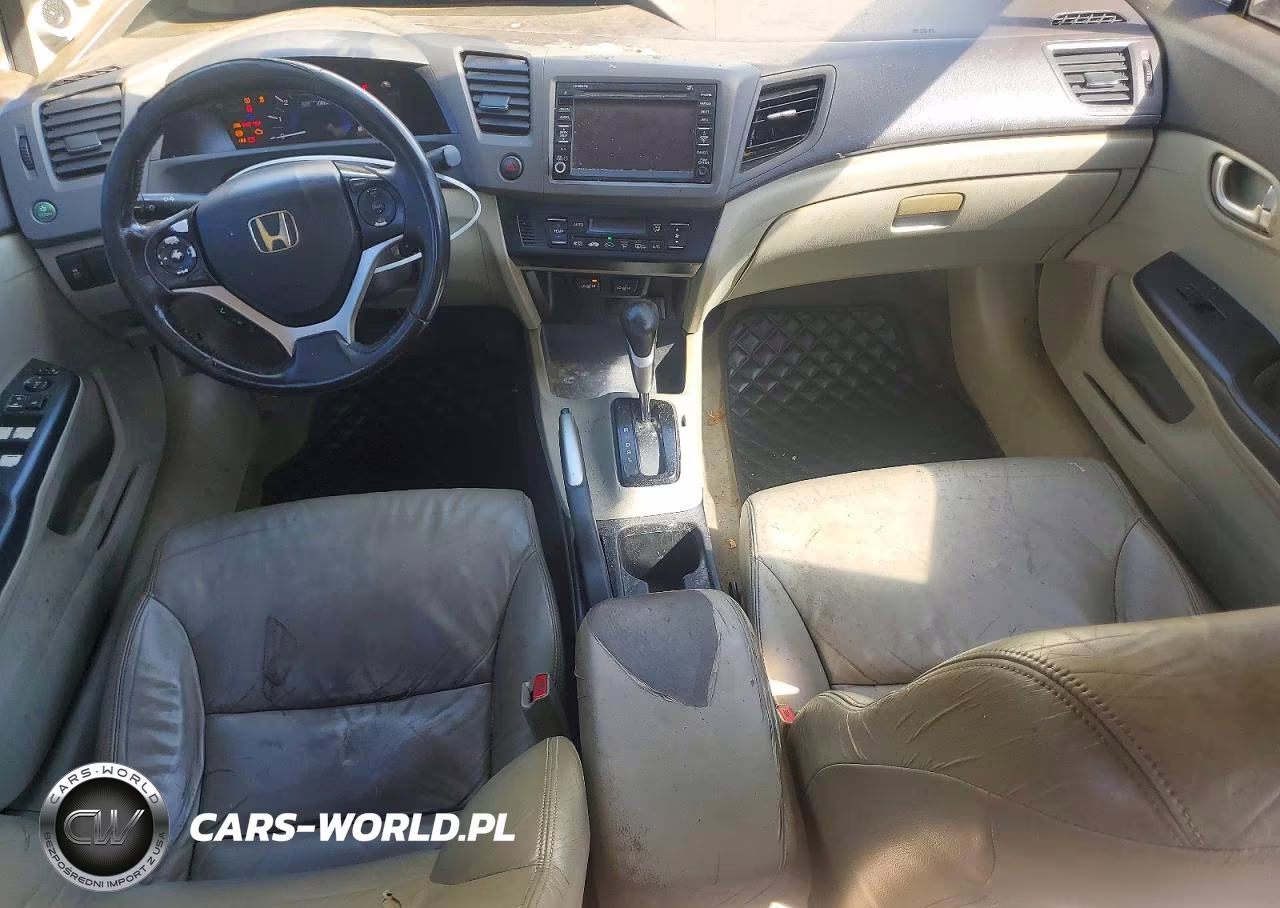 2012 Honda Civic Hybrid L VIN:JHMFB4F34CS000961 - 8