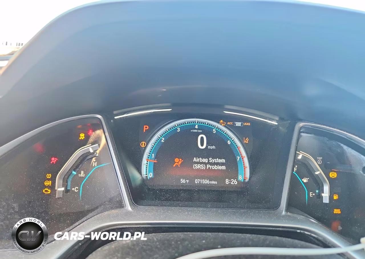 2020 Honda Civic Ex VIN:19XFC1F30LE001492 - 9