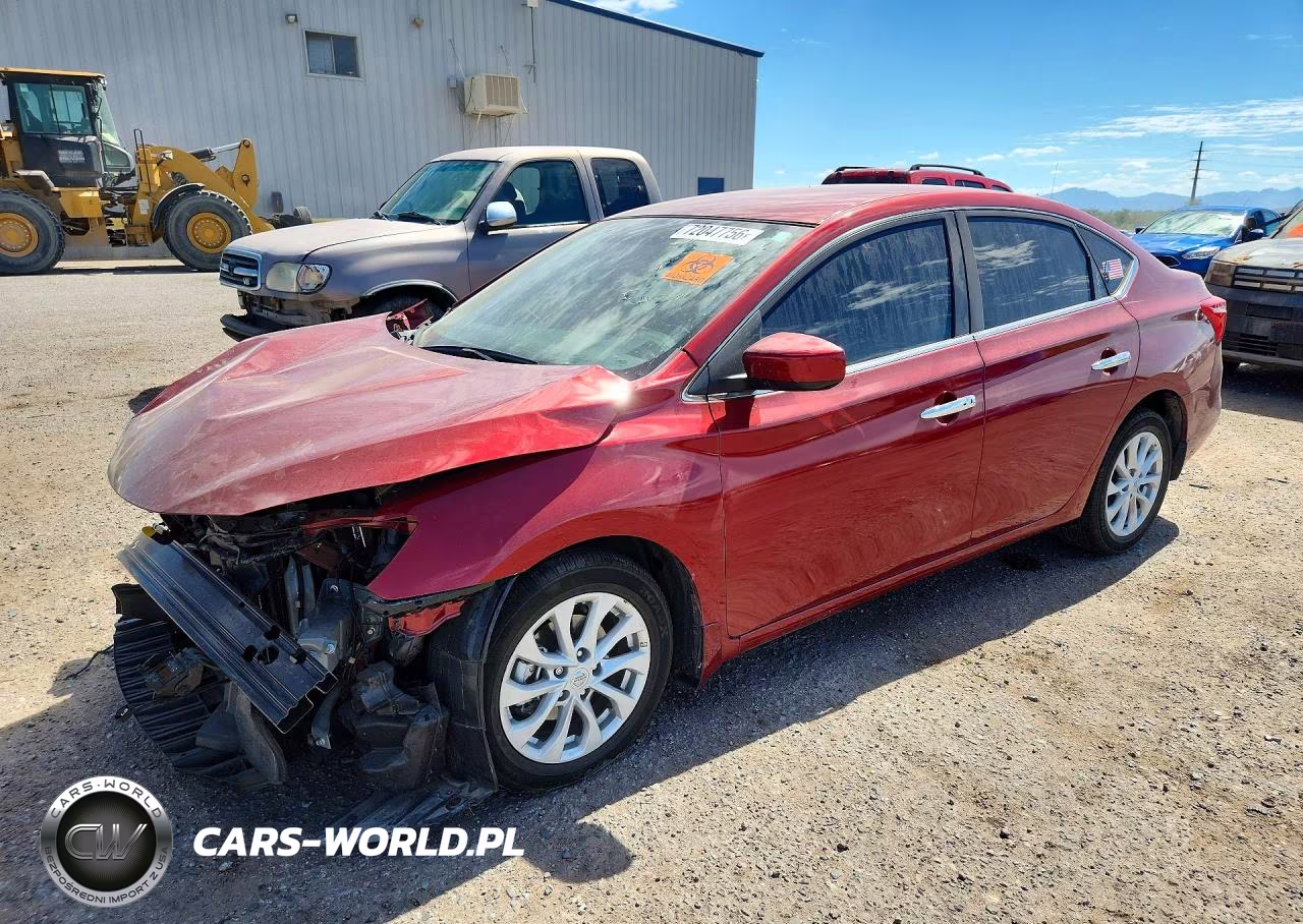 2018 Nissan Sentra Sv VIN:3N1AB7APXJY336767 - 1