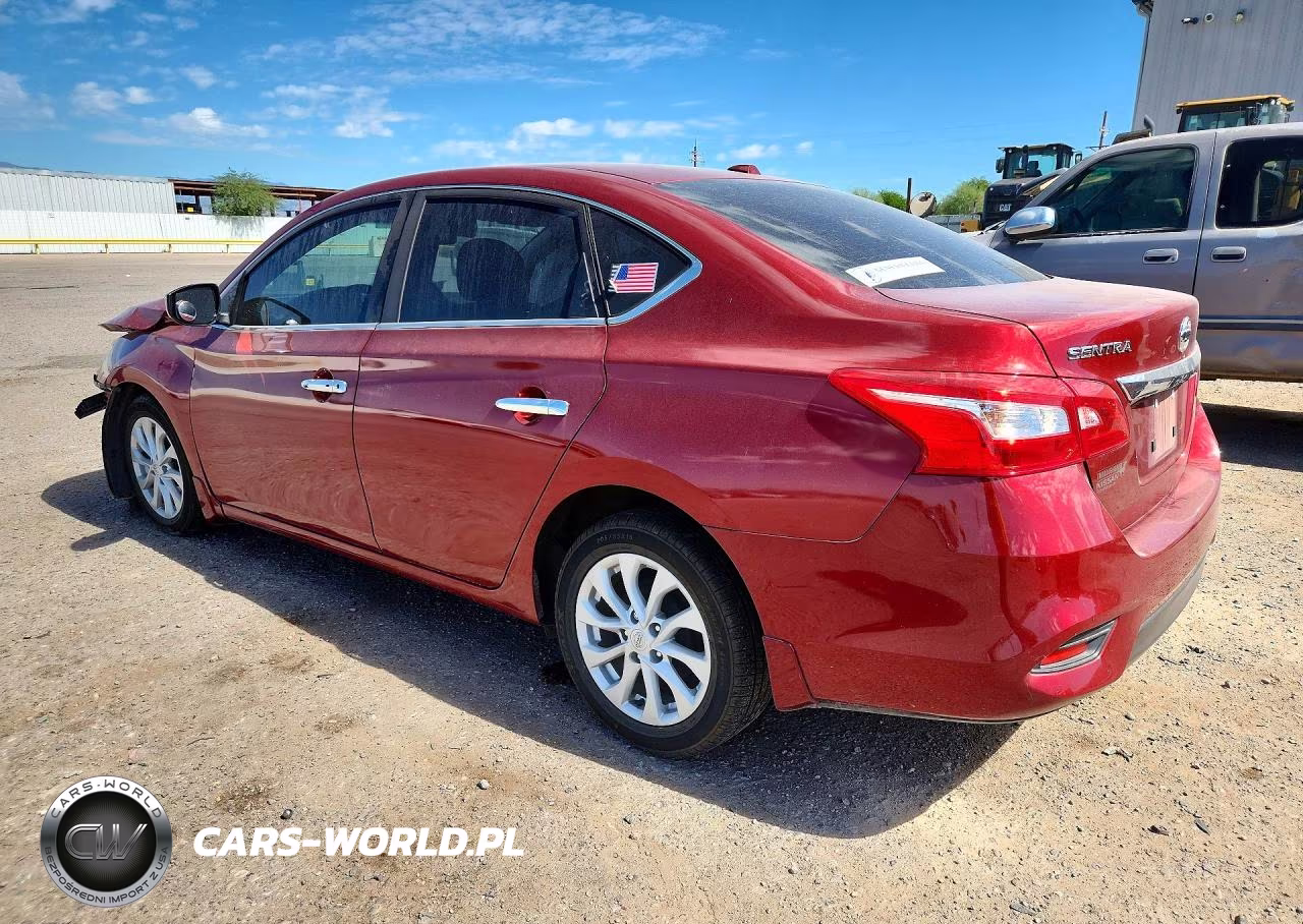 2018 Nissan Sentra Sv VIN:3N1AB7APXJY336767 - 2