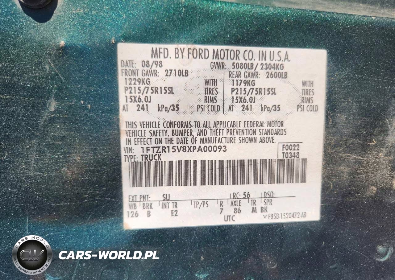 1999 Ford Ranger Super Cab VIN:1FTZR15V8XPA00093 - 12