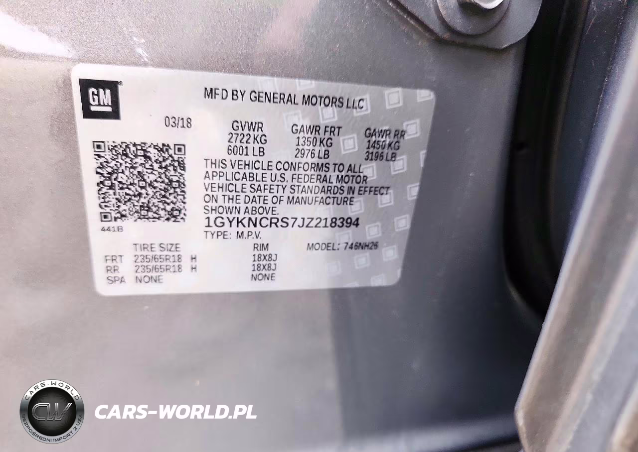 2018 Cadillac Xt5 Luxury VIN:1GYKNCRS7JZ218394 - 13