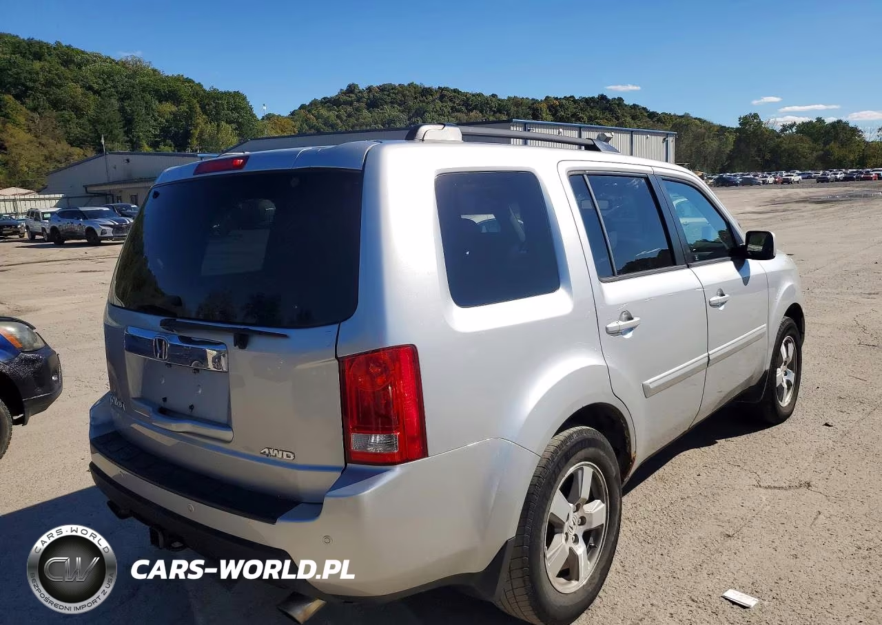 2011 Honda Pilot Exl VIN:5FNYF4H69BB092845 - 3