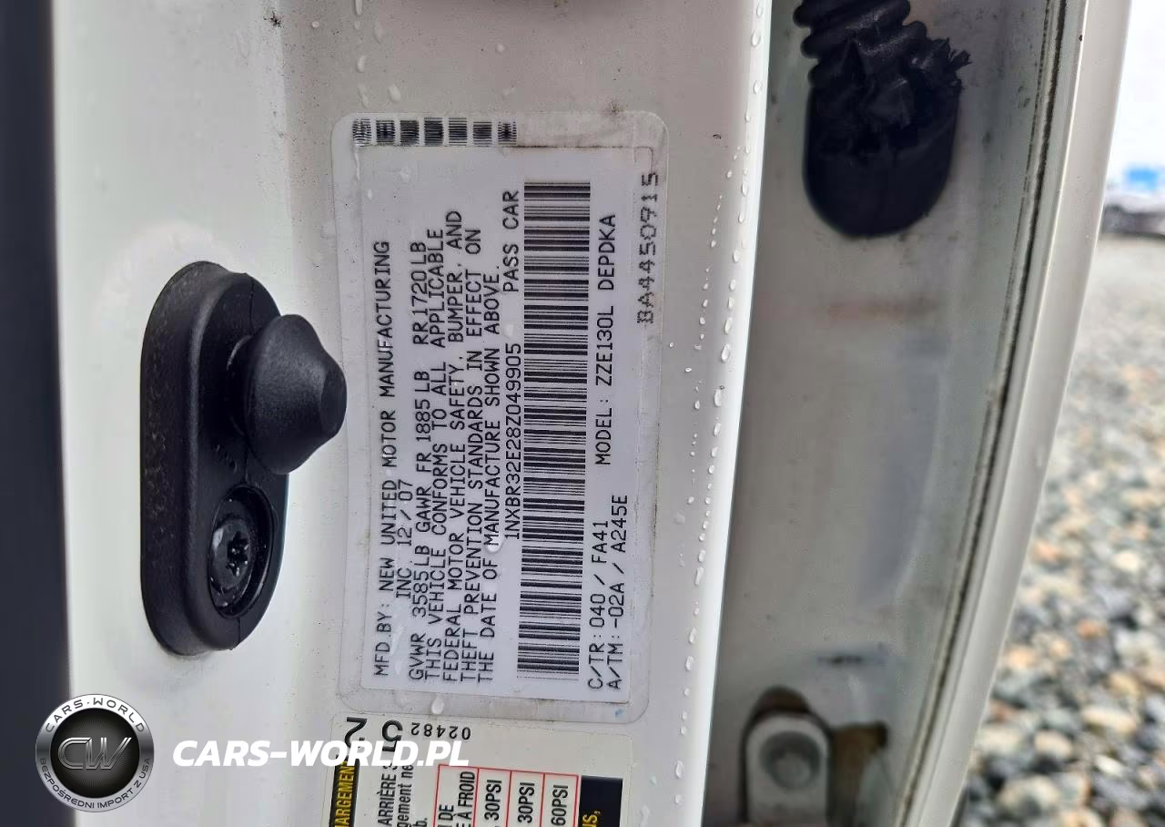 2008 Toyota Corolla Ce VIN:1NXBR32E28Z049905 - 12