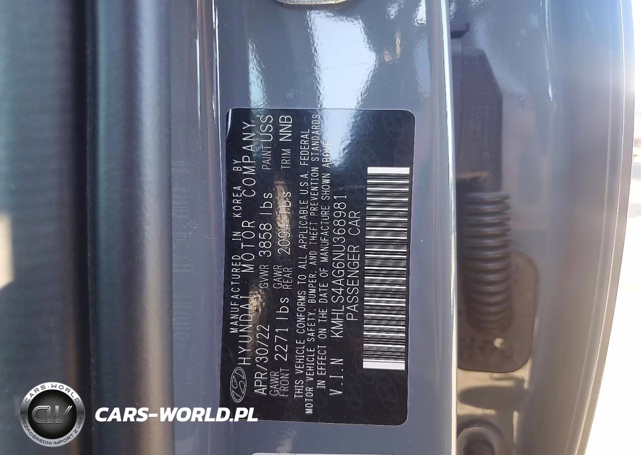 2022 Hyundai Elantra Sel VIN:KMHLS4AG6NU368981 - 12