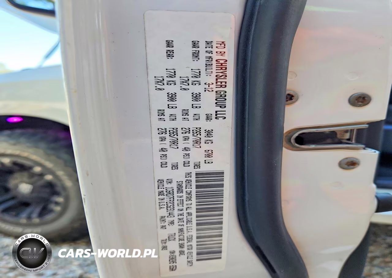 2012 Dodge Ram 1500 St VIN:1C6RD7FP2CS231443 - 12