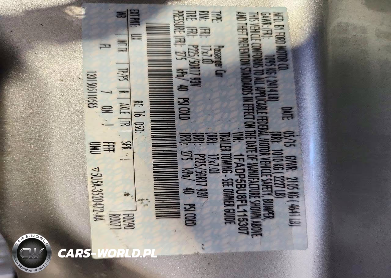 2015 Ford C-Max Sel VIN:1FADP5BU8FL115307 - 13