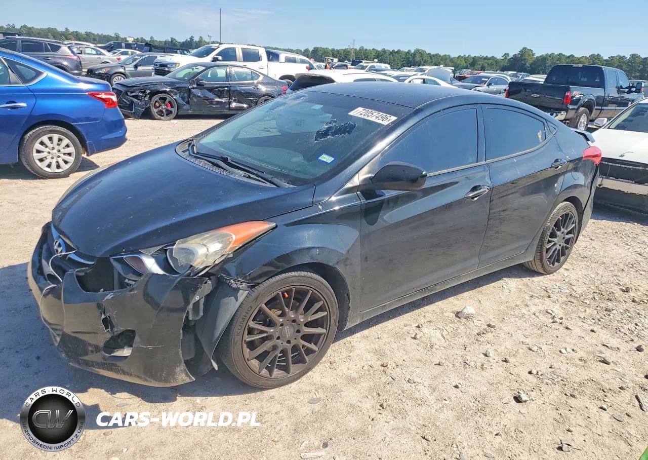 2013 Hyundai Elantra Gls VIN:5NPDH4AE6DH295402 - 1