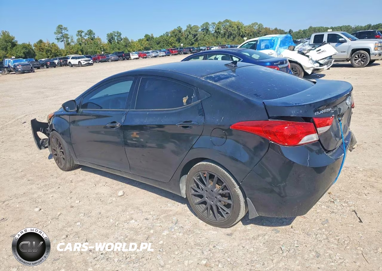 2013 Hyundai Elantra Gls VIN:5NPDH4AE6DH295402 - 2