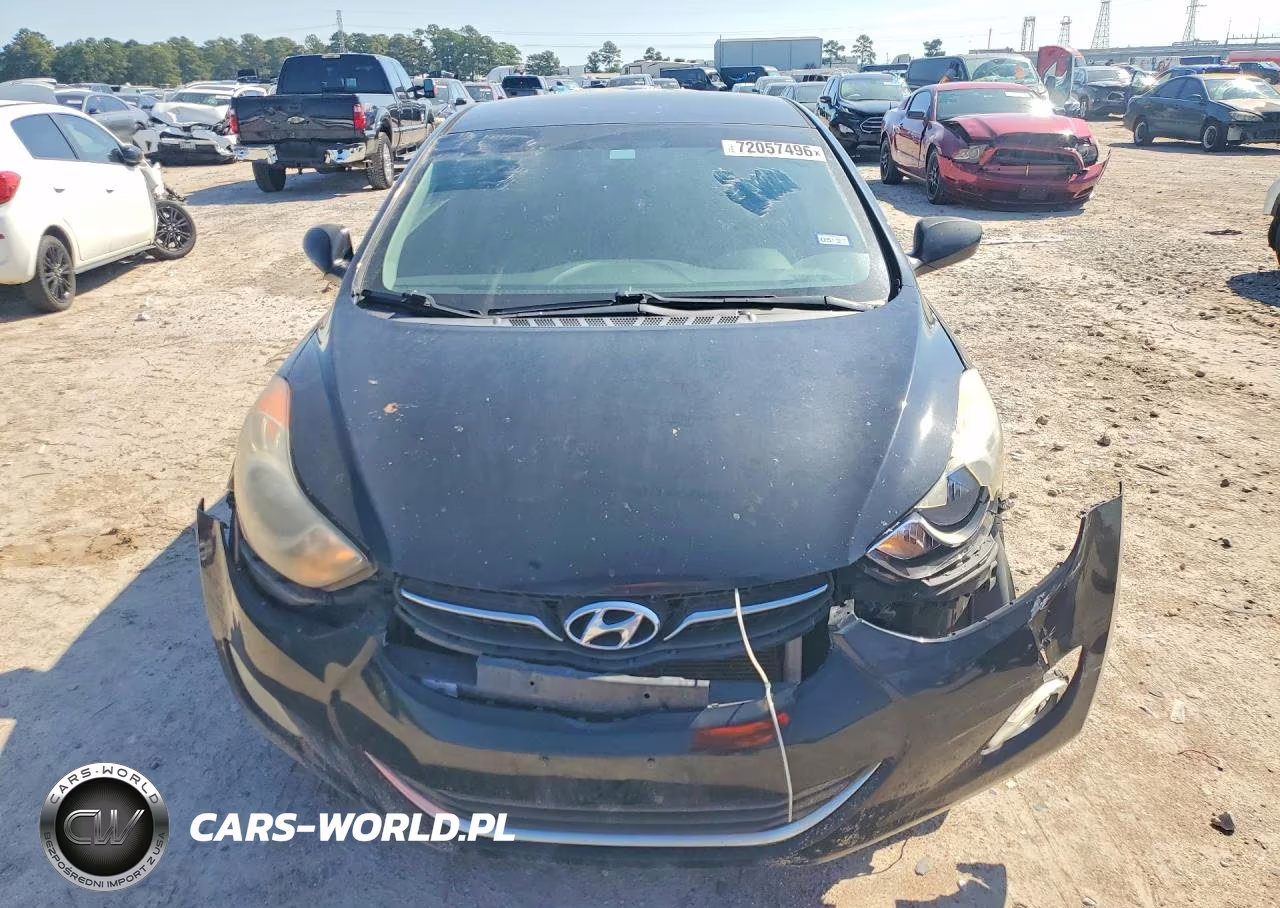 2013 Hyundai Elantra Gls VIN:5NPDH4AE6DH295402 - 5