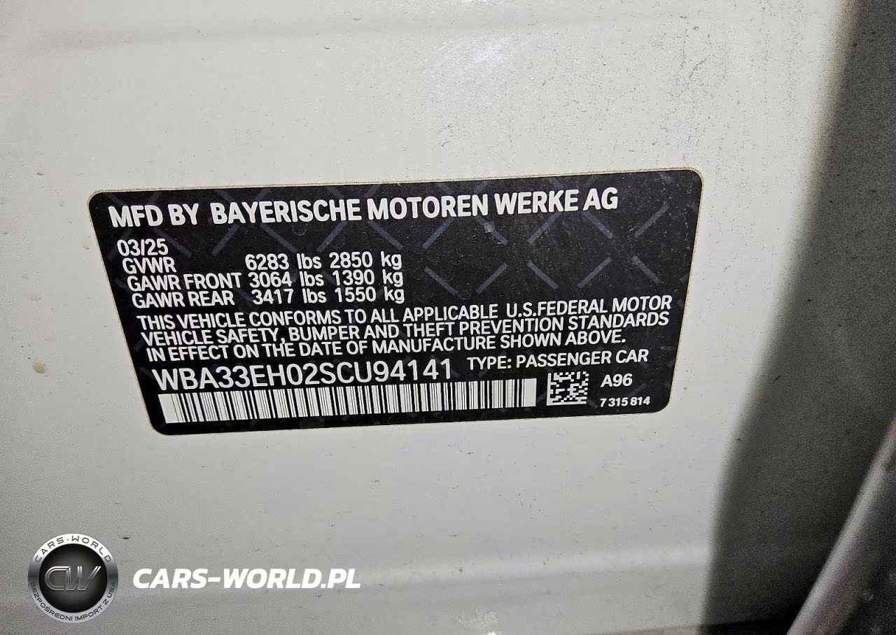 2025 BMW 740 Xi VIN:WBA33EH02SCU94141 - 12