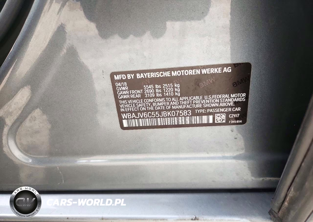 2018 BMW 640 Xigt VIN:WBAJV6C55JBK07583 - 12