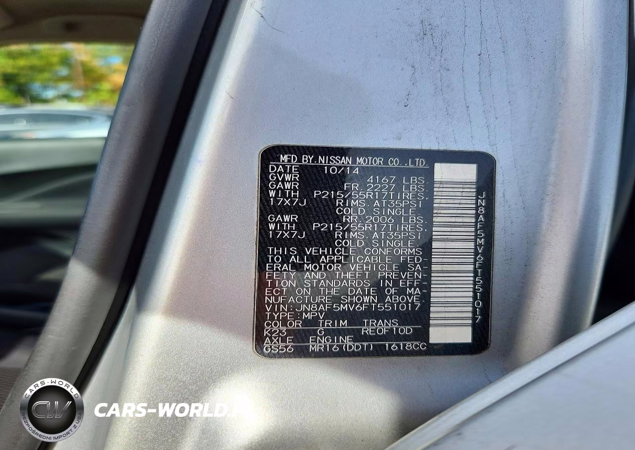 2015 Nissan Juke S VIN:JN8AF5MV6FT551017 - 12