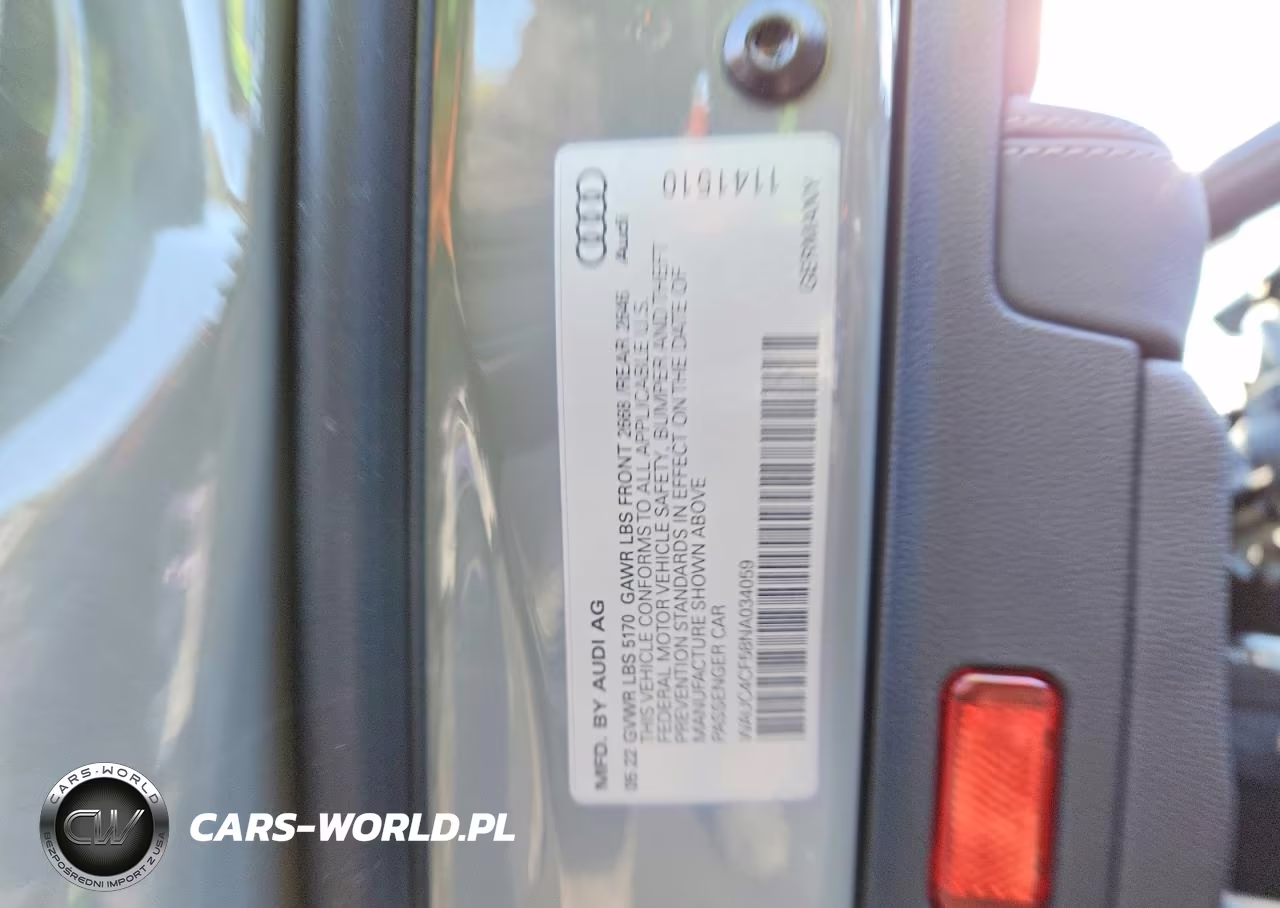 2022 Audi S5 Premium Plus VIN:WAUC4CF58NA034059 - 12