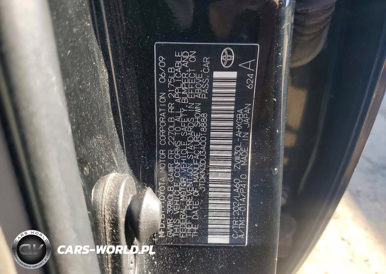 2010 Toyota Prius Iv VIN:JTDKN3DU3A0018888 - 12
